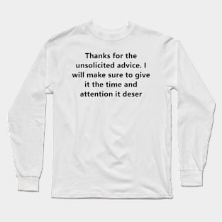 MVD Quote 7 - Thanks for the... Long Sleeve T-Shirt